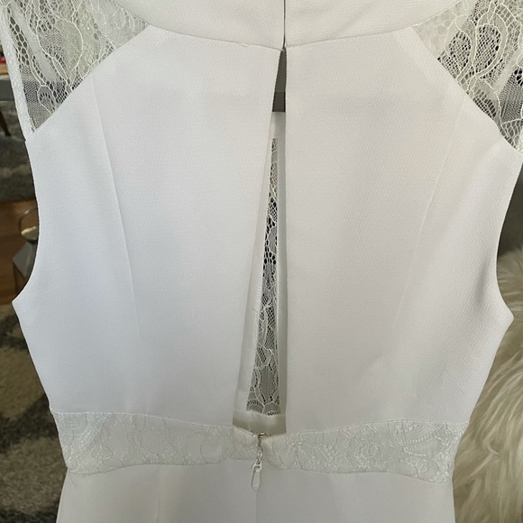 BCBGeneration Lace Trimmed Fit & Flare Dress - Picture 12 of 15